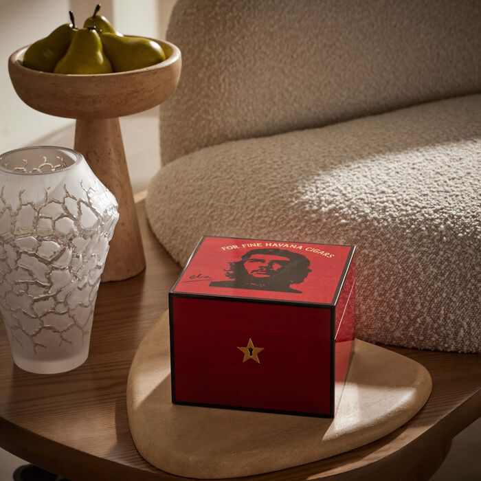 elie bleu che cigar humidor red