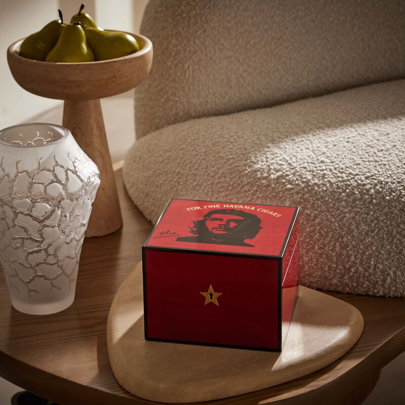 Che Cigar Humidor Red elie bleu che cigar humidor red