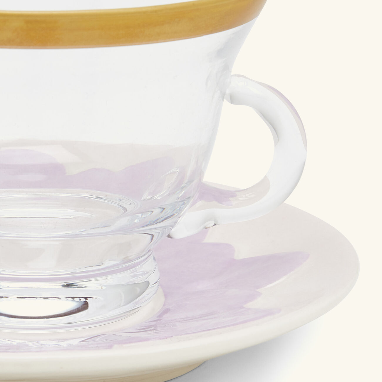 villari peacock cappuccino cup   saucer gold
