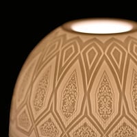 Lithophanie Amana Candle Holder White bernardaud lithophanie amana candle holder white
