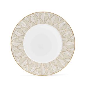 Malmaison Impériale Dinner Porcelain Plate Gold Finish, medium