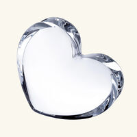 Zinzin Heart Figurine Mini Clear baccarat zinzin heart figurine mini clear
