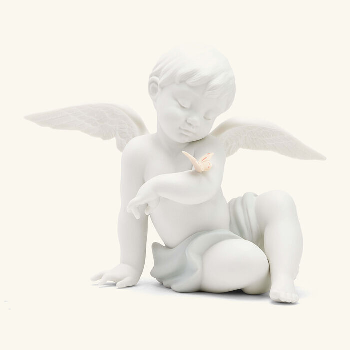 Angelical Moments Sculpture Small White lladro angelical moments sculpture small white