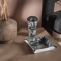 Barocco Trinket Tray Square Small Grey versace barocco trinket tray square small grey