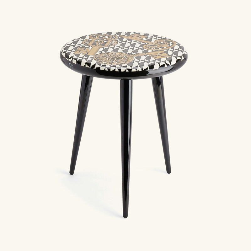 Chiavi e Losanghe Stool Pattern fornasetti chiavi e losanghe stool pattern