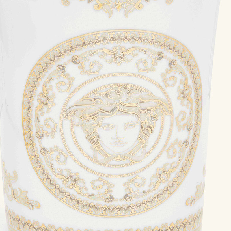 versace medusa gala vase small white