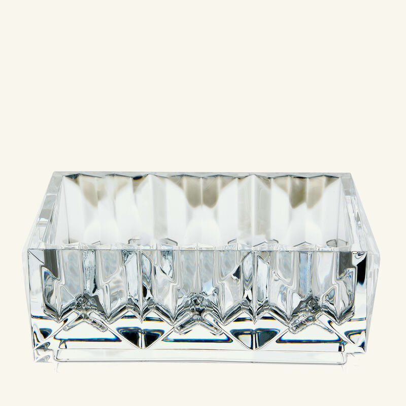باكارا صينية لوكسر مستطيلة شفافة