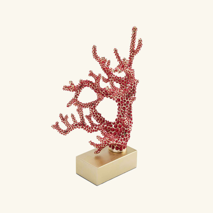 l objet coral left bookend red