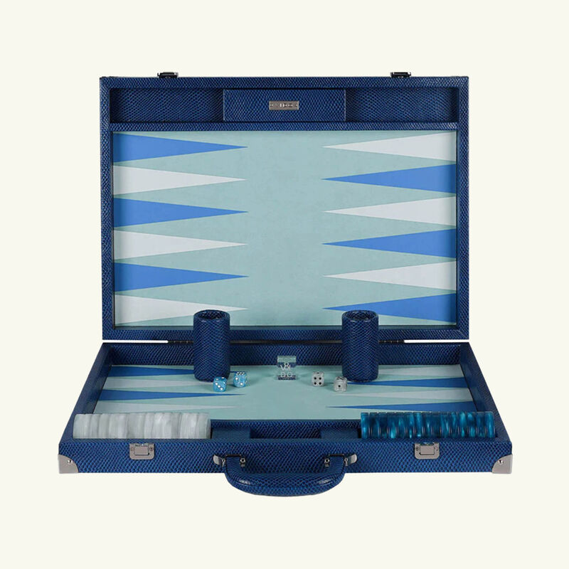 vido sapphire snake backgammon set