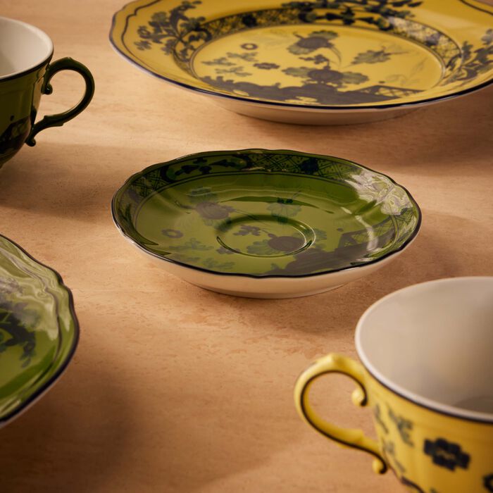 جينوري 1735 صحن القهوة أنتيكو دوتشيا أخضر