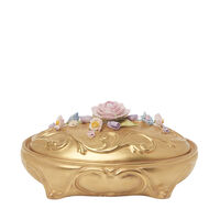 علبة حفظ الحلى والمجوهرات ماري أنطوانيت- تصميم بيضاوي بالحجم الكبير, small
