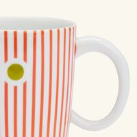 bernardaud delphos paros mug red