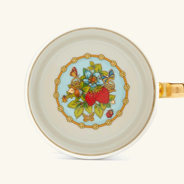 le jardin de versace coffee cup blue