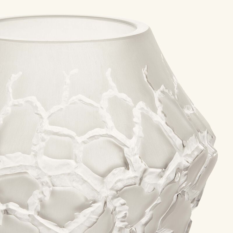 لاليك مزهرية تيرامينيرال كالديرا الدائرية الصغيرة الشفافة