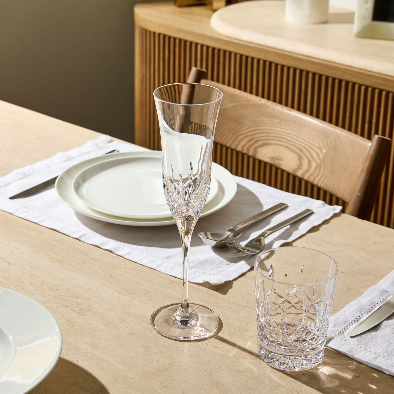 Lismore Essence Champagne Glass Clear Set Of 2 waterford lismore essence champagne glass clear set of 2