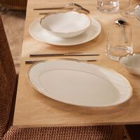 Pompadour Serving Platter Oval Gold 33cm bernardaud pompadour serving platter oval gold 33cm