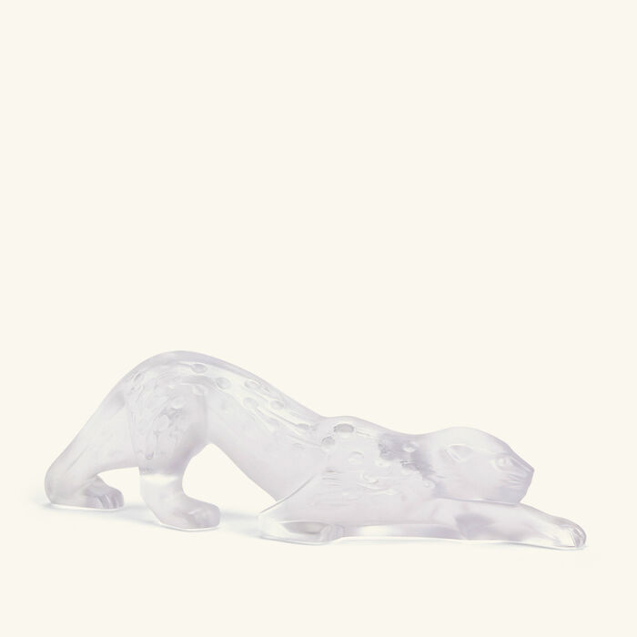 lalique zeila panther sculpture small clear