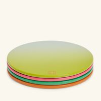 baccarat octogone coasters intense set of 4