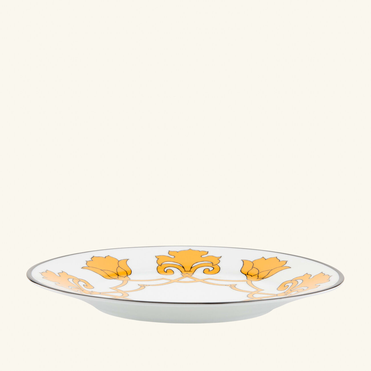 بينتو باريس طبق الحلويات جايبوري دائري أصفر 21 سم