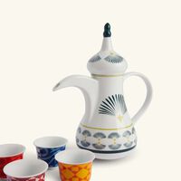 Bahja Dallah & Arabic Coffee Cup Set Of 8 silsal bahja dallah arabic coffee cup set of 8