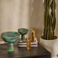 l objet terra centerpiece grey