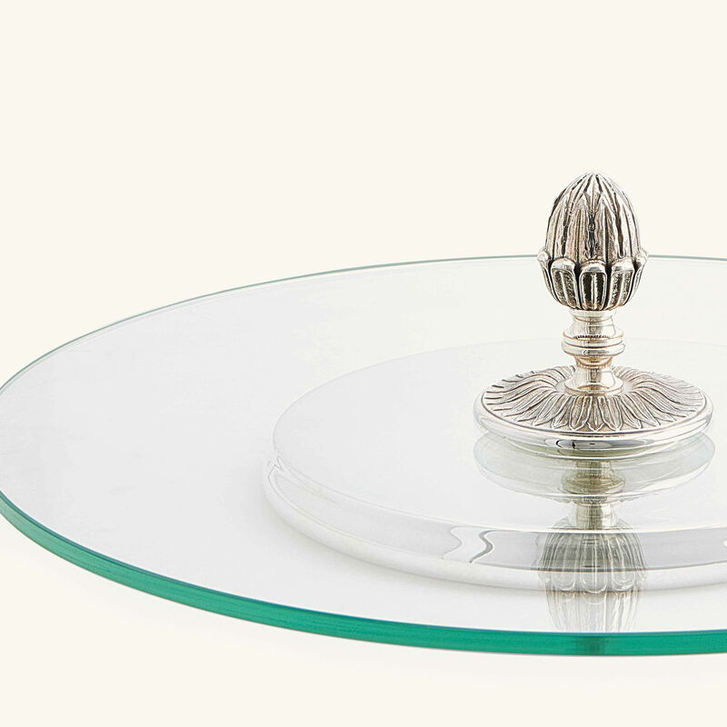 كريستوفل صينية الجبن مالميزون متوسطة باللون الفضي