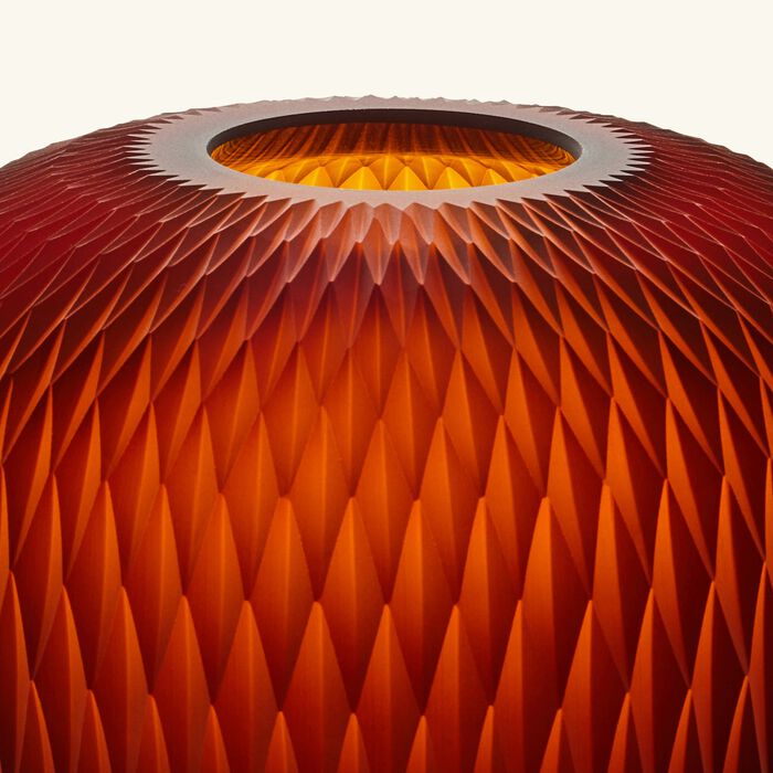 روكل مزهرية ميتامورفوسيس الصغيرة باللون العنبري