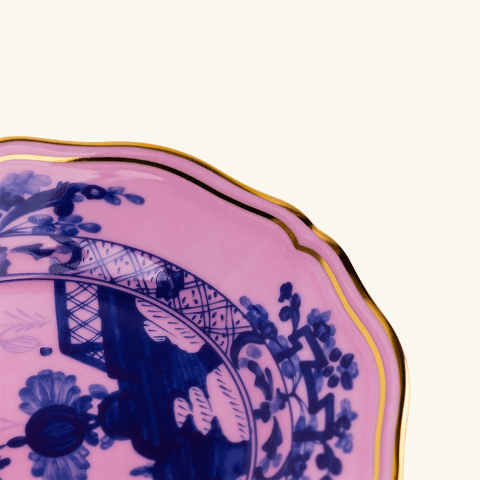 جينوري 1735 طبق الخبز أوريينتي إيتاليانيو أزاليا دائري وردي 17 سم