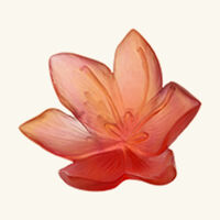 Saffron Flower Figurine Mini Orange daum saffron flower figurine mini orange
