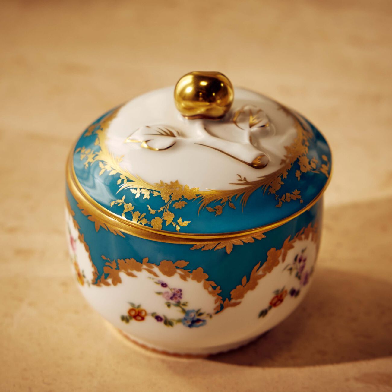 Siecle Sugar Bowl Blue bernardaud siecle sugar bowl blue