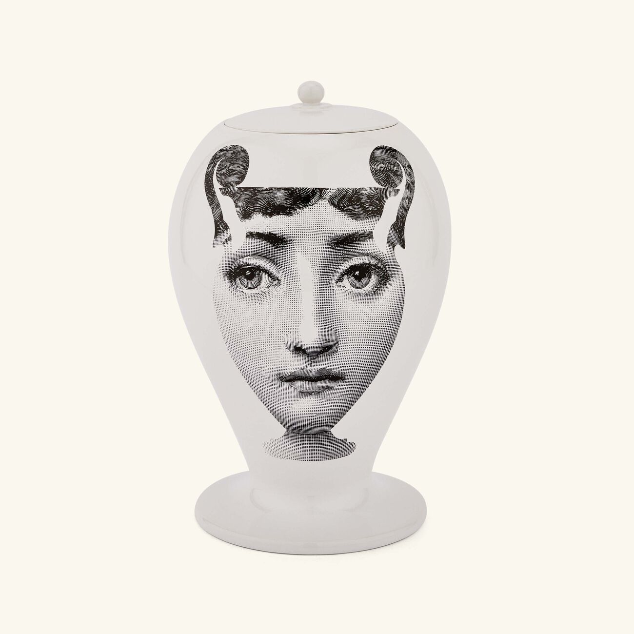 فورناسيتي مزهرية ساغوميه متوسط بيضاء