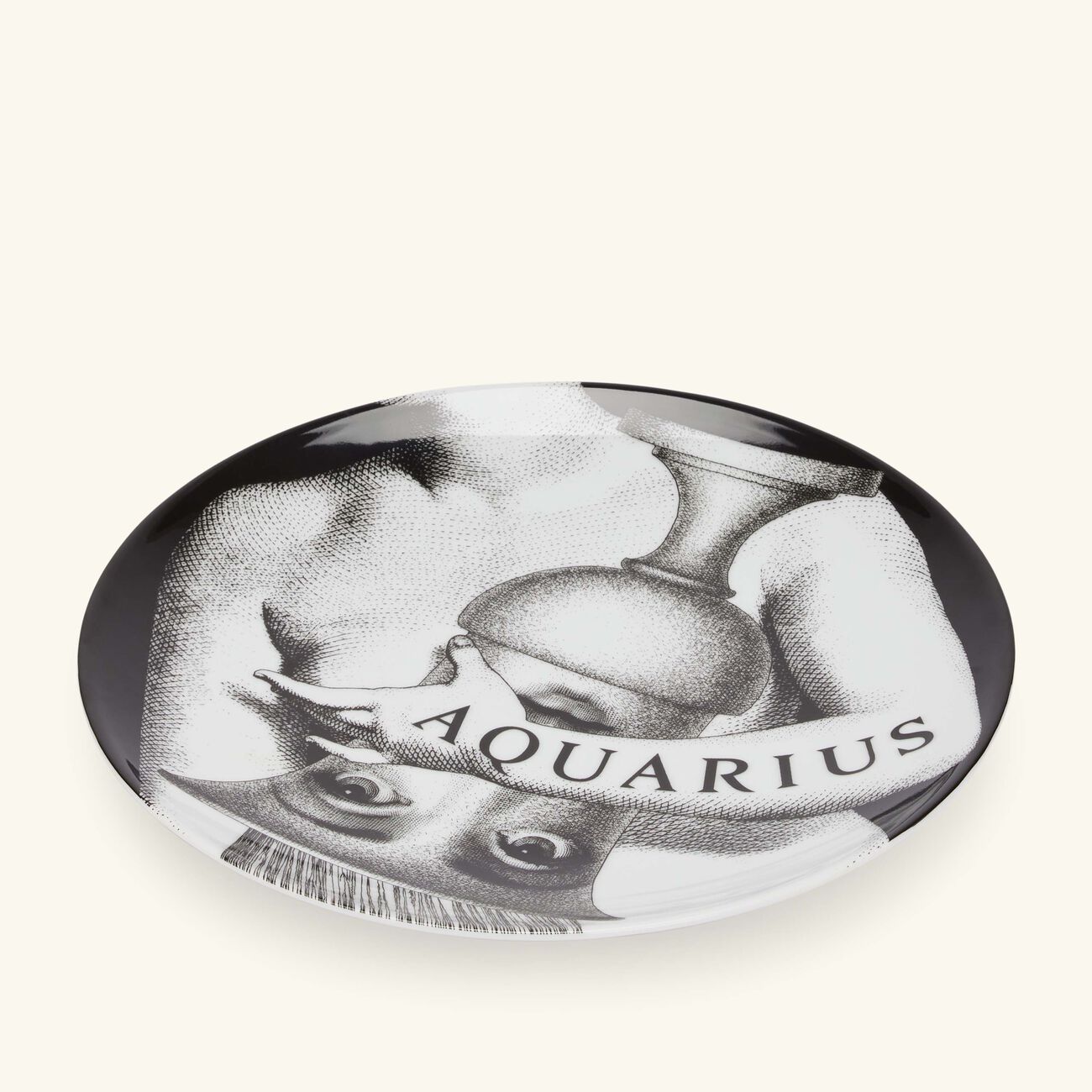 Tema e Variazioni no.358 Aquarius Wall Plate fornasetti tema e variazioni no 358 aquarius wall plate