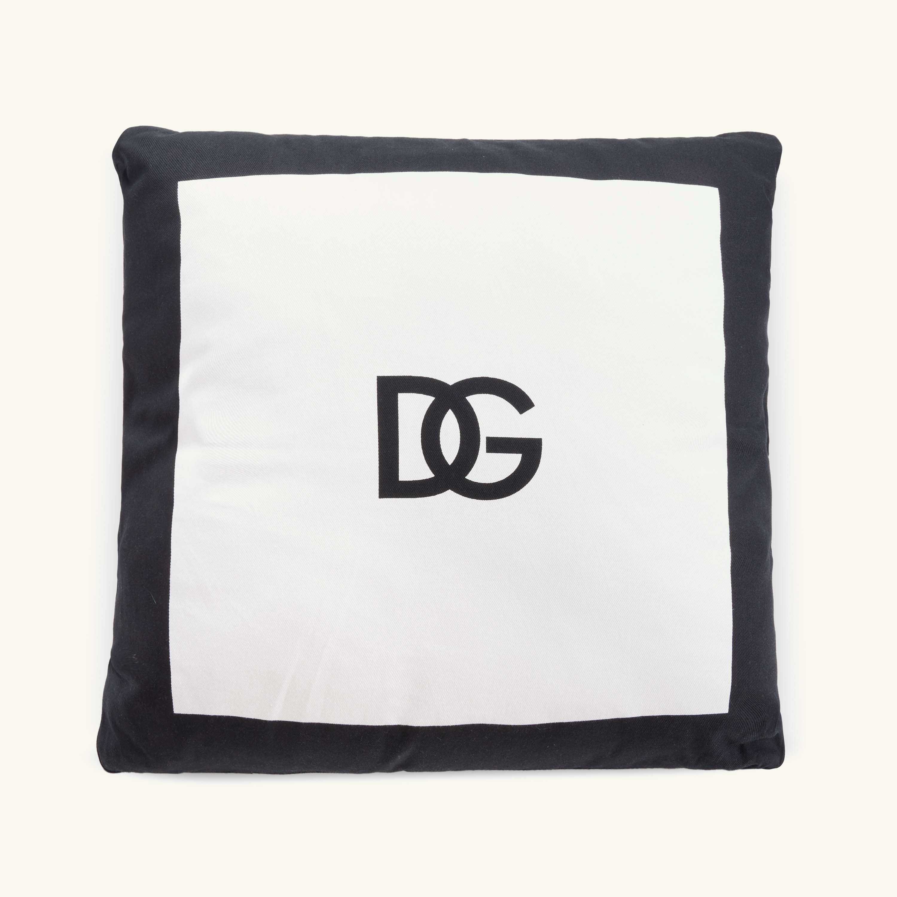 Dolce&Gabbana Casa DG Logo Pillow | Tanagra UAE