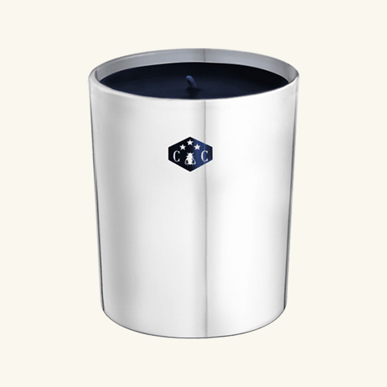 Lune D'Argent Candle with Bee Palladium christofle lune d argent candle with bee palladium