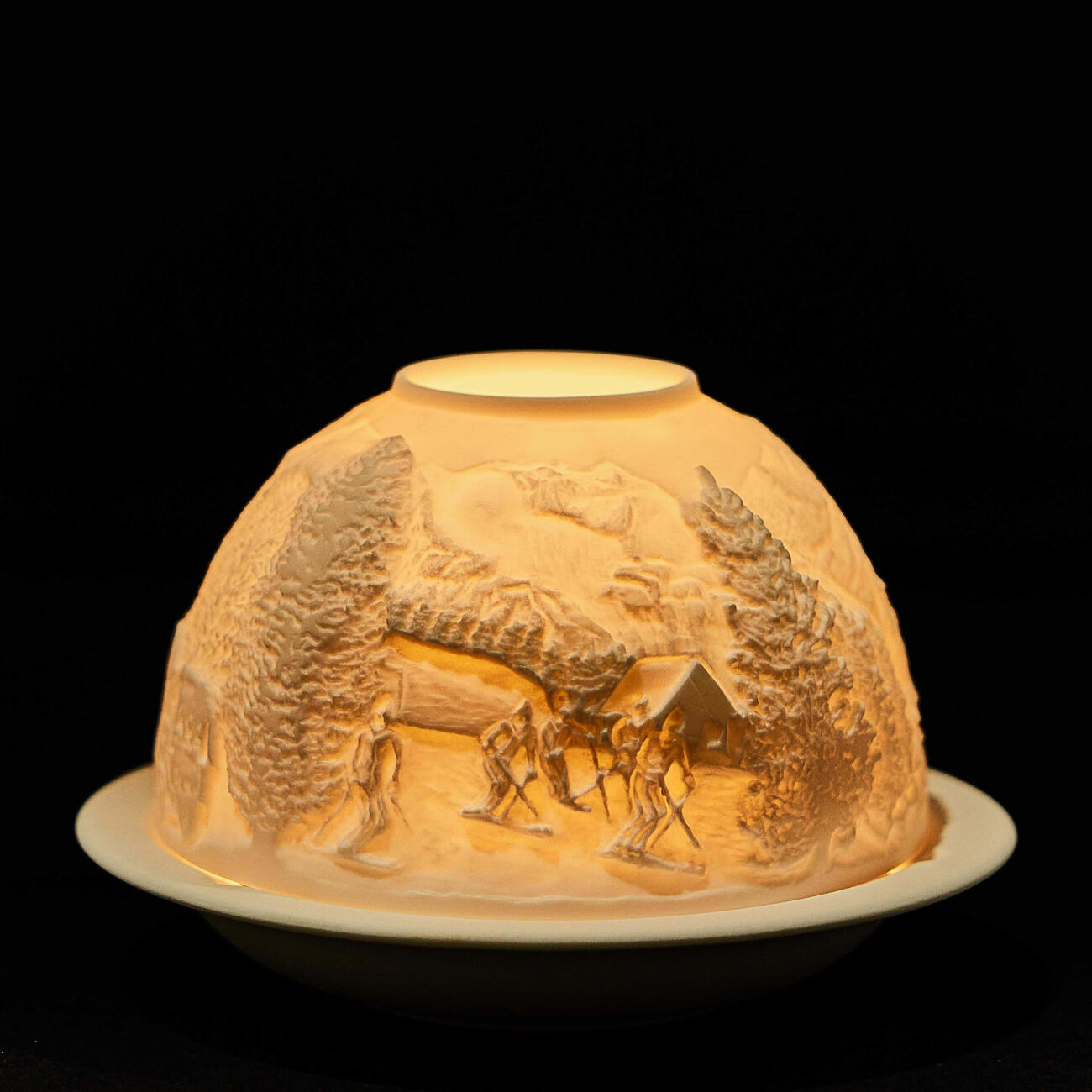 bernardaud mountain lithophanie