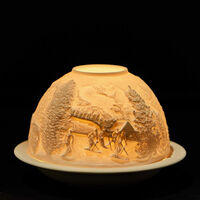 bernardaud mountain lithophanie