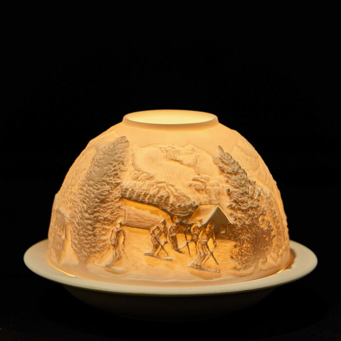 bernardaud mountain lithophanie