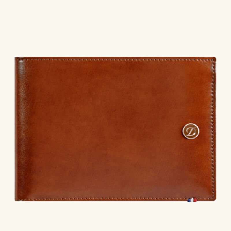 Line D Billfold Wallet Brown st dupont line d billfold wallet brown