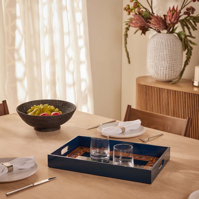 etro cachemire tray rectangular large blue