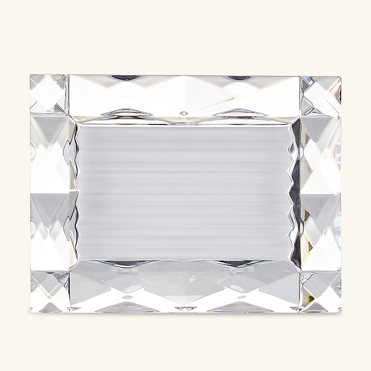 Louxor Picture Frame Clear 4x6 baccarat louxor picture frame clear 4x6