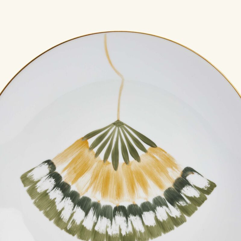 Ginkgo Dinner Plate Round Green 26cm marie daage ginkgo dinner plate round green 26cm