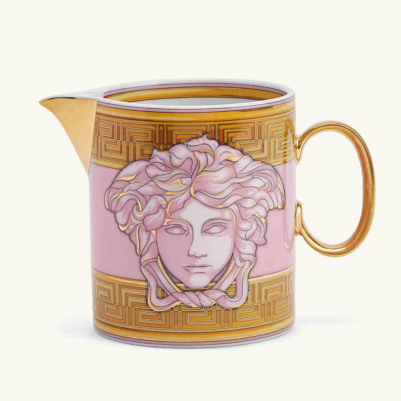 فيرساتشي إبريق الحليب ميدوزا أمبليفايد بينك كوين أبيض