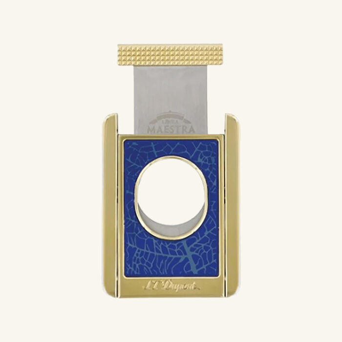 st dupont partagas cigar cutter blue