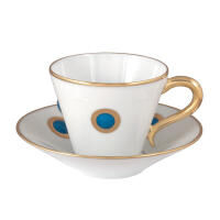 Ithaque Bleu Espresso Cup And Saucer, small