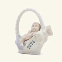 Born in 2024 Boy Figurine Small White lladro born in 2024 boy figurine small white