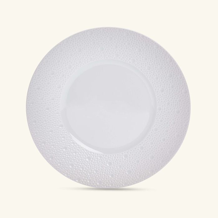 bernardaud ecume salad plate round white 21cm