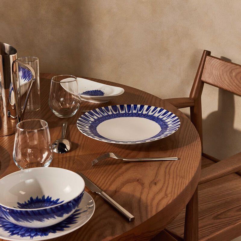 In Bloom Dinner Plate Round Blue 27cm bernardaud in bloom dinner plate round blue 27cm