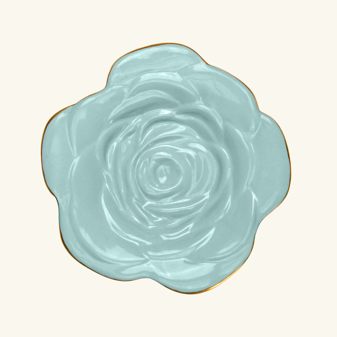 Rose Trinket Tray Round Small Blue villari rose trinket tray round small blue