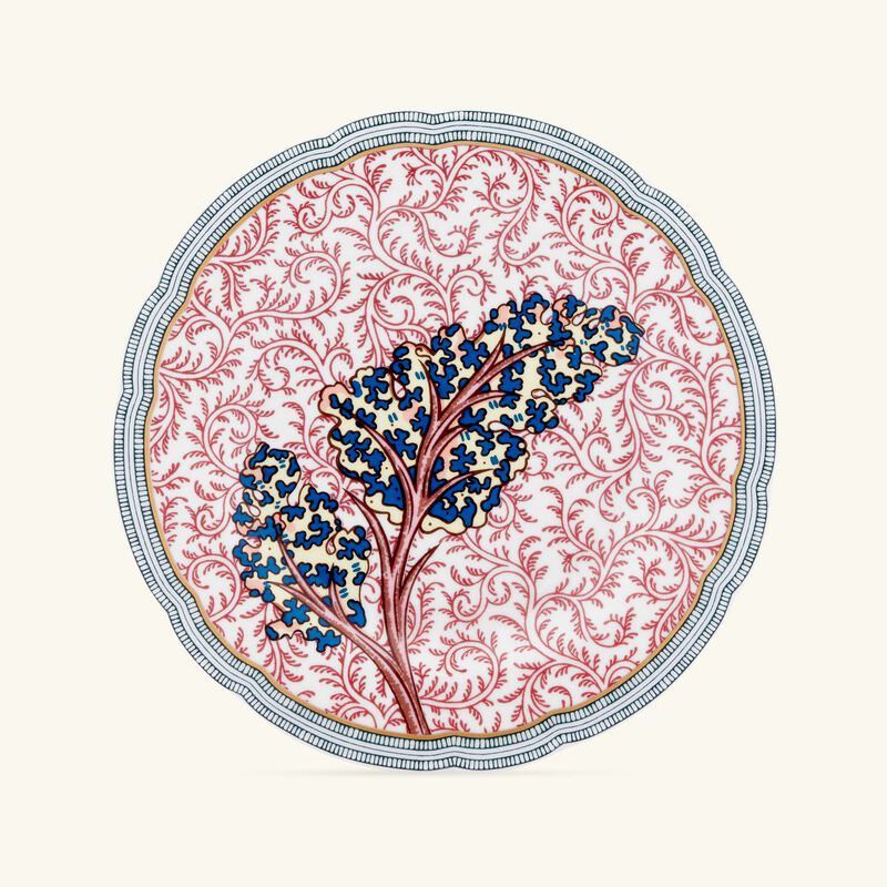 bernardaud collection braqueni  bread   butter plate red 16cm