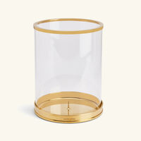 Modern Hurricane Candle Holder Medium Gold ralph lauren home modern hurricane candle holder medium gold
